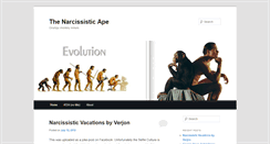 Desktop Screenshot of narcissistic-ape.com